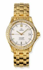 Omega Seamaster 120M Automatic 36.25 Yellow Gold / Diamond / White 2105.20.00 (21052000)